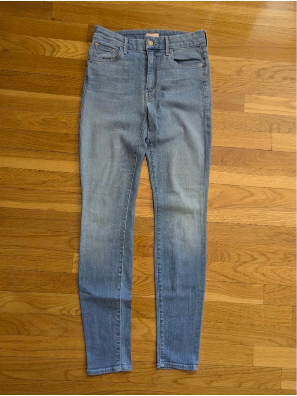 MOTHER Looker Skinny Jeans Light Kitty Blue Size 27 - Picture 14 of 14